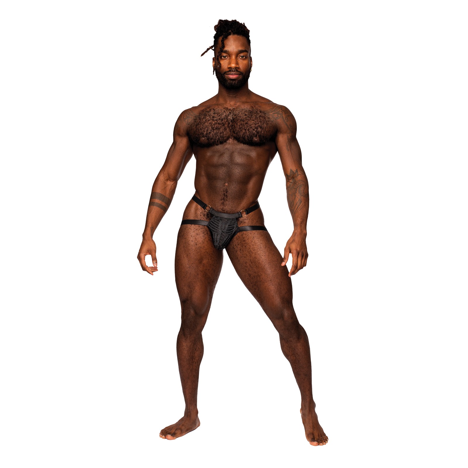 Ring Jock de Malla Rude Awakening Negro L/XL