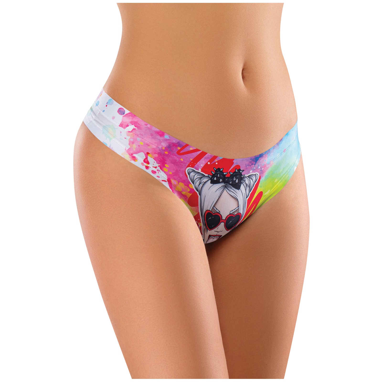 Mememe Cabal Jade Printed Thong - LG