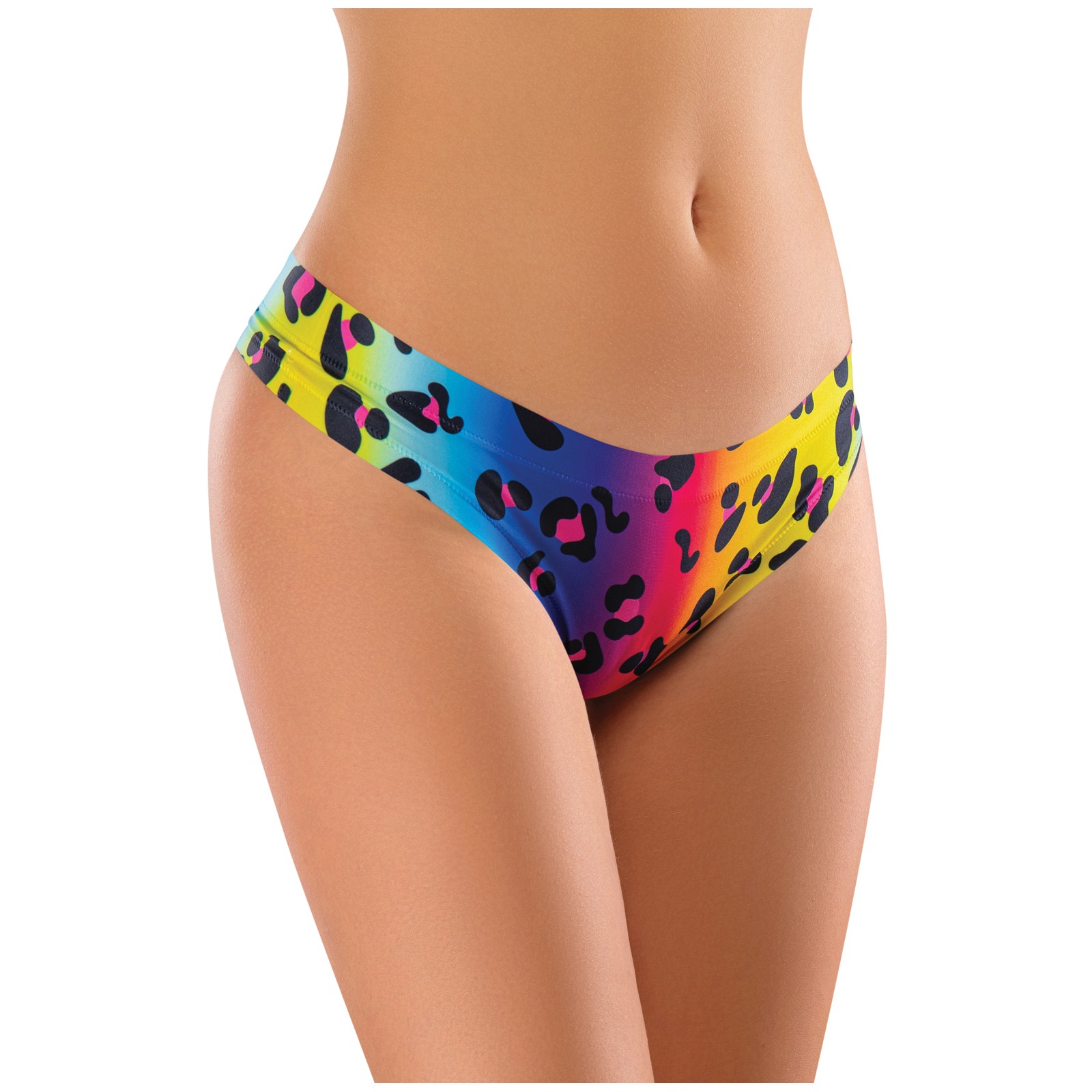 Mememe Pride Cougar Printed Thong Large