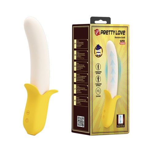 Vibrador Thrusting Pretty Love Banana Geek