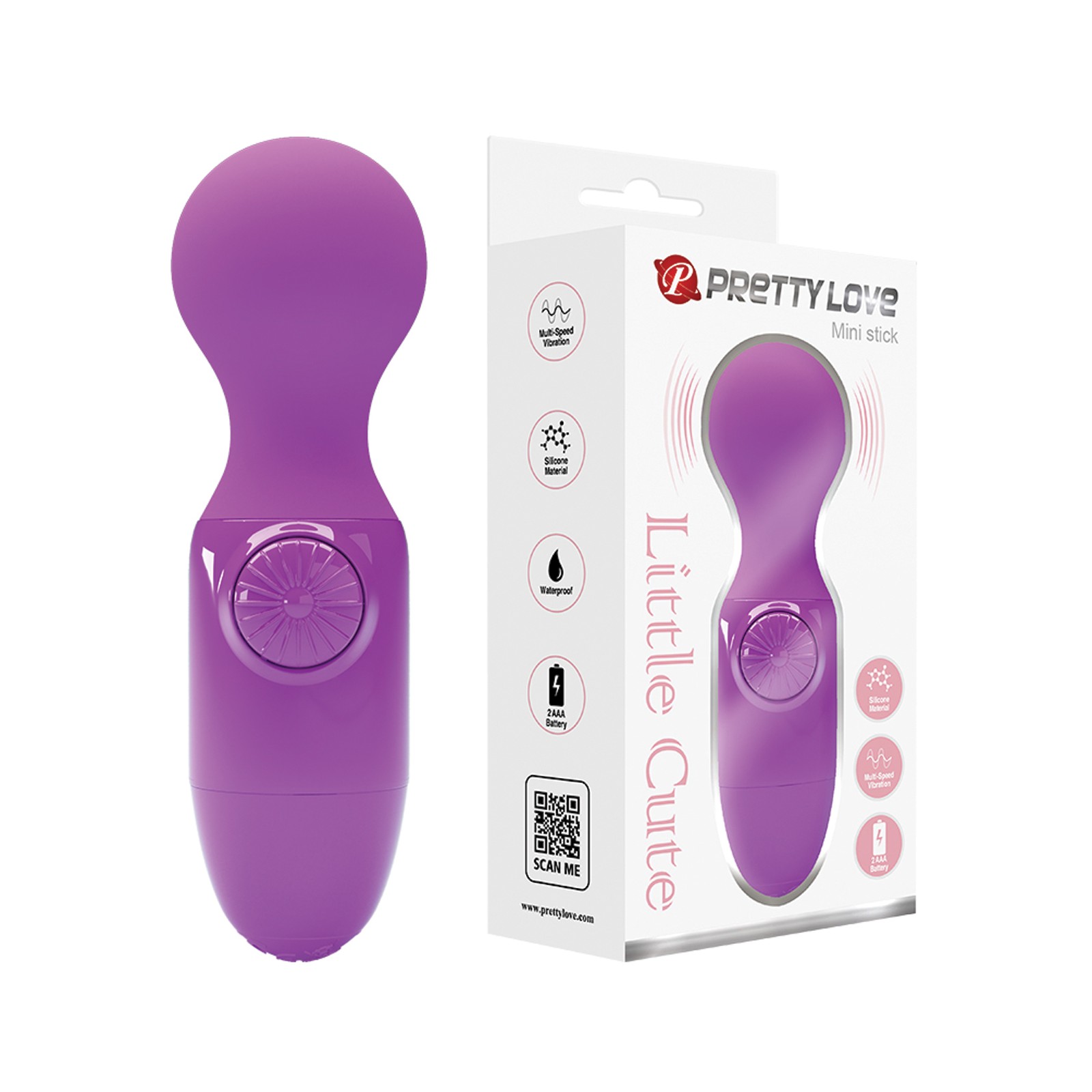 Pretty Love Mini Stick Massager Purple