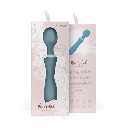 Vibrador de Varita Bloom The Orchid - Teal