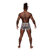 Seamless Sheer Prints Men's Short - Male Power