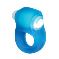 Anillo Cock Glowdick con LED - Hielo Azul