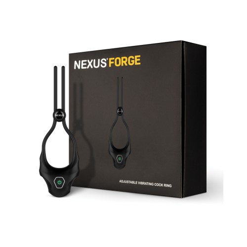 Anillo Vibrador Ajustable Nexus Forge Lasso - Negro