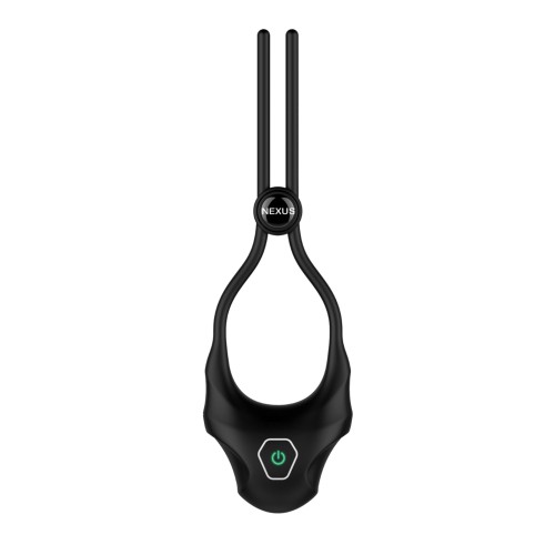 Anillo Vibrador Ajustable Nexus Forge Lasso - Negro