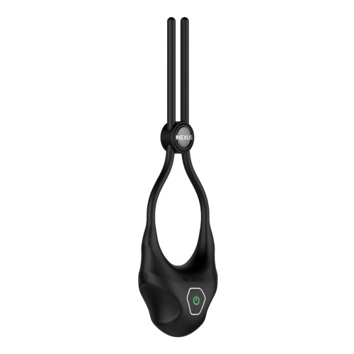 Anillo Vibrador Ajustable Nexus Forge Lasso - Negro