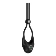 Anillo Vibrador Ajustable Nexus Forge Lasso - Negro