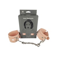 Vegan Organo Silicone PU Wrist Restraints