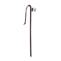 Spartacus 24" Leather Wrapped Cane - Burgundy