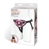 Lux Fetish Adjustable Strap-On Harness - Pink