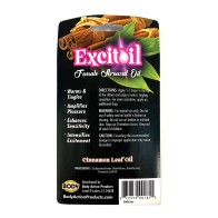 Aceite de Arousal Excitoil Cinnamón Body Action - 0.5 oz