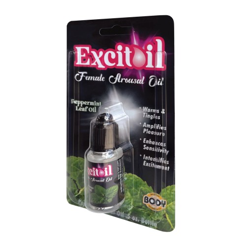 Aceite de Arousal Body Action Excitoil de Menta 0.5 oz