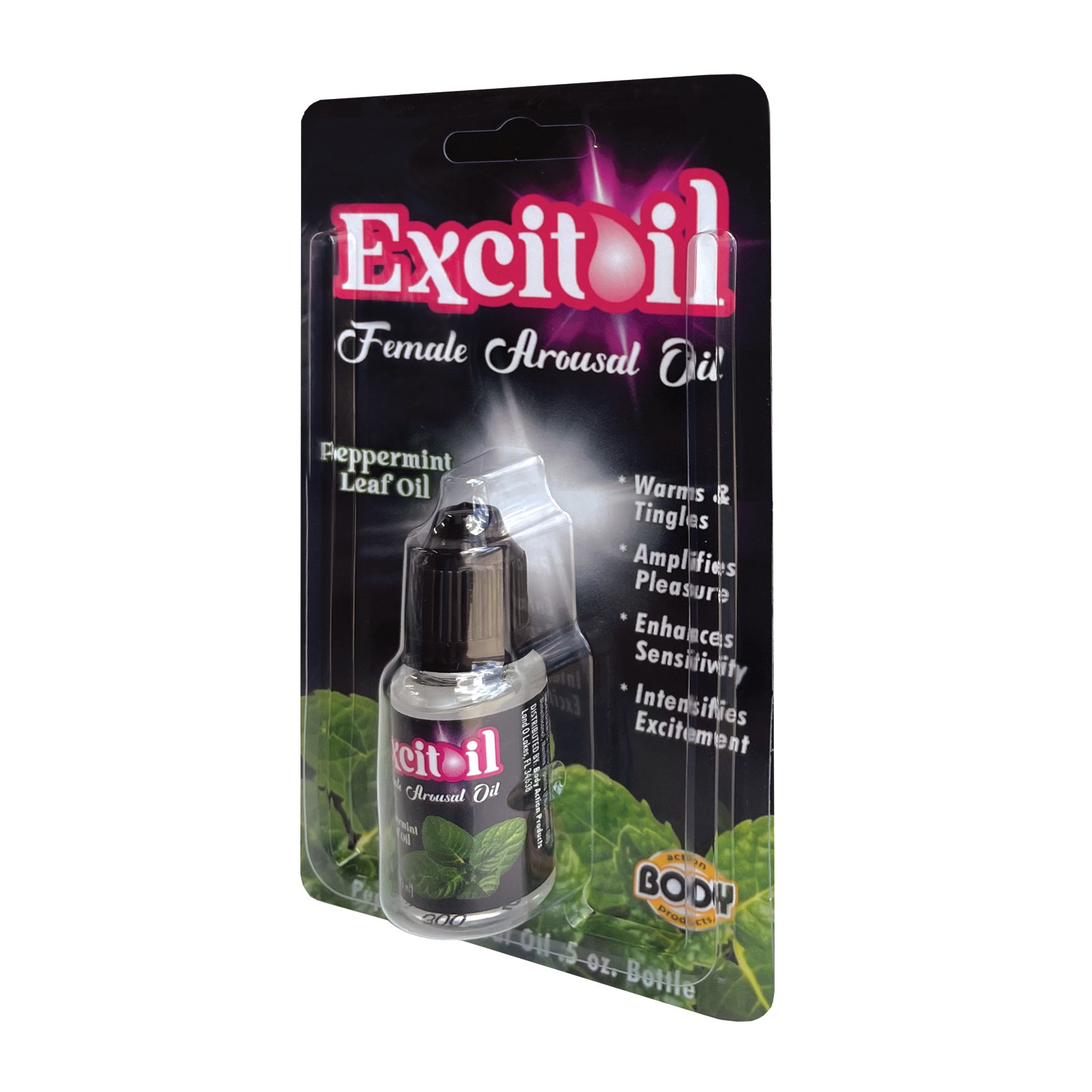 Aceite de Arousal Body Action Excitoil de Menta 0.5 oz