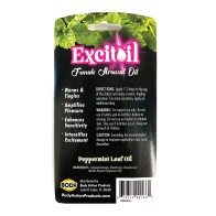 Body Action Excitoil Peppermint Arousal Oil 0.5 oz