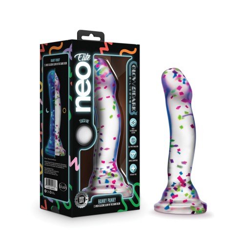 Dildo Hanky Panky Brilla en la Oscuridad con Confeti