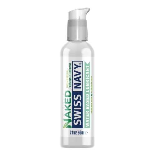 Lubricante Natural 100% Swiss Navy Naked para Comodidad Íntima