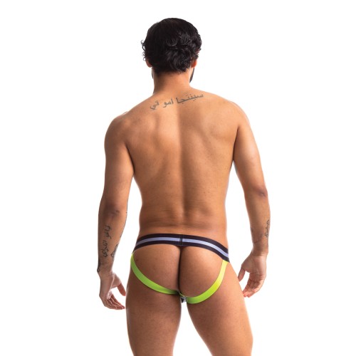 Sport Fucker Jersey Jock in XXL Black/Black