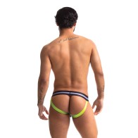 Sport Fucker Jersey Jock in XXL Black/Black