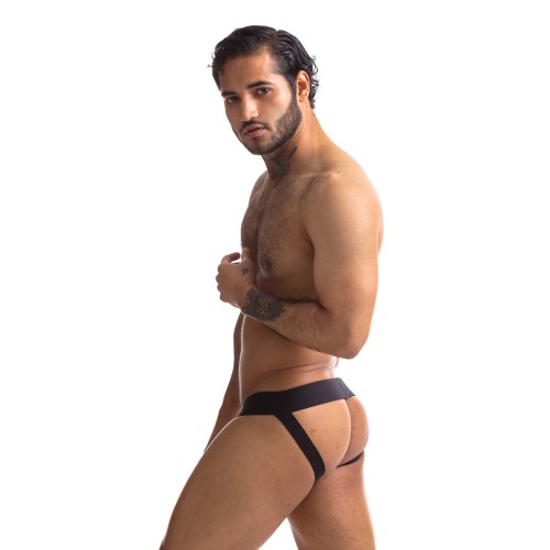 Sport Fucker Jersey Jock - M Black/Green | Men's Underwear