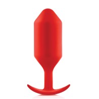 Plug Pesado b-Vibe Snug Plug 6 Rojo 515g