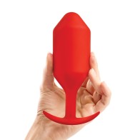 b-Vibe Weighted Snug Plug 6 Red 515g