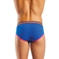 Bóxer Deportivo Cocksox Contour Pouch Azul Eléctrico Grande