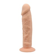 SilexD Model 2 8" Silexpan Memory Silicone Dildo - Ivory