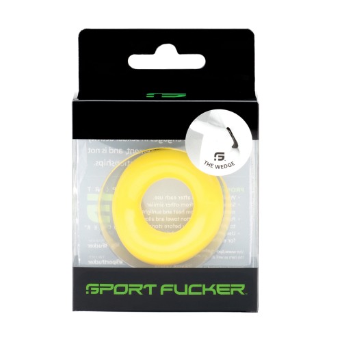 Anillo para el Pene Stretchable Sport Fucker Wedge Amarillo