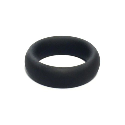 Rascal Brawn Silicone Cock Ring Black - Enhanced Performance