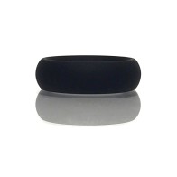 Rascal Brawn Silicone Cock Ring Black - Enhanced Performance