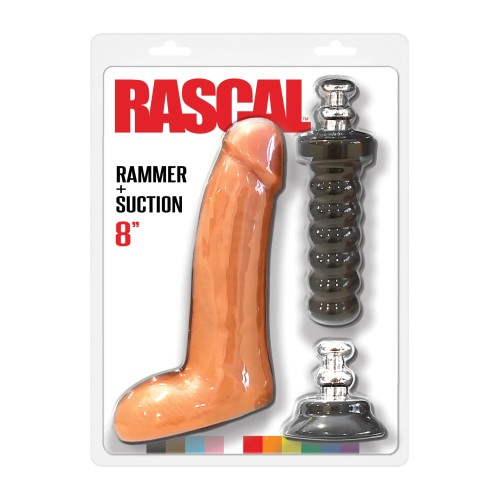 Explora el Pene Rascal de 8" con Rammer y Succión