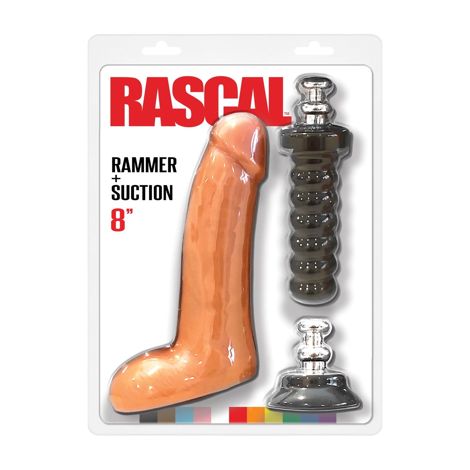 Explora el Pene Rascal de 8" con Rammer y Succión