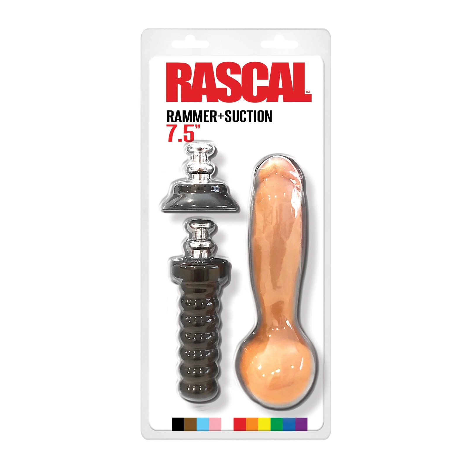 Rascal 8 Inch Cock with Rammer & Suction