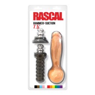 Rascal 8 Inch Cock with Rammer & Suction