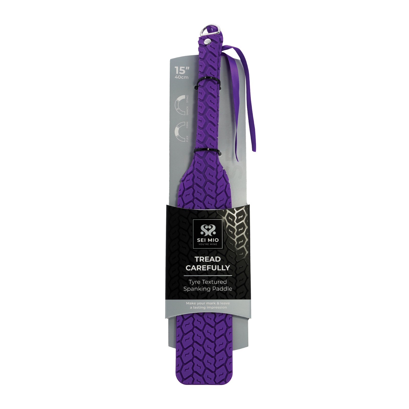 Sei Mio Large Purple Tyre Paddle - BDSM Accessories