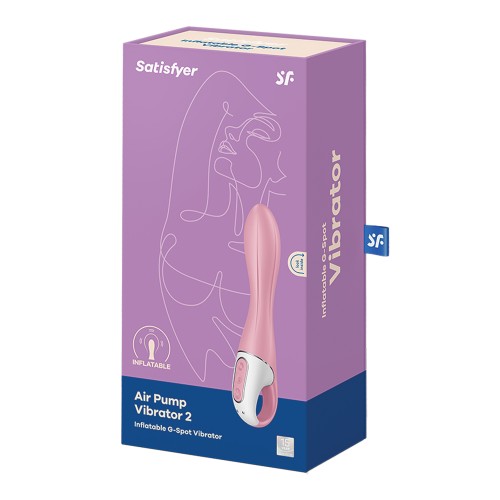 Satisfyer Air Pump Vibrator 2 - Light Red