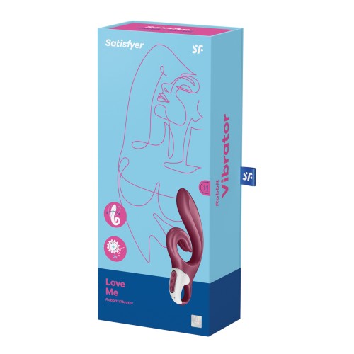 Satisfyer Love Me Rabbit Vibrator Red