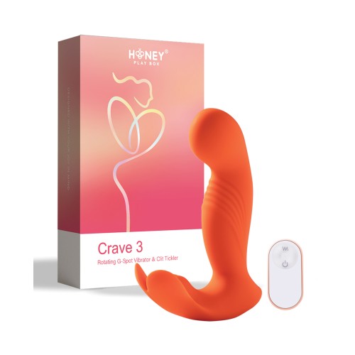 Vibrador G-Spot Crave 3 con Estimulador de Clítoris