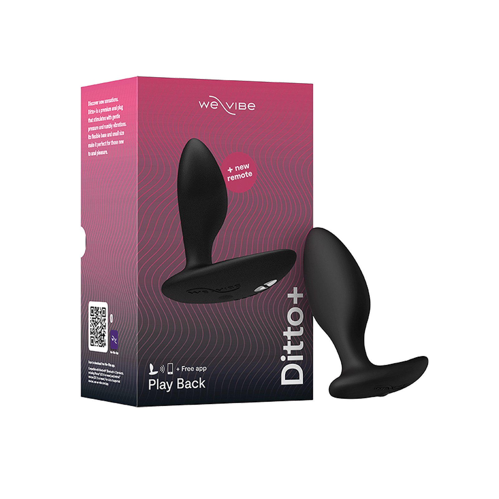 We-Vibe Ditto+ Powerful Anal Vibrator