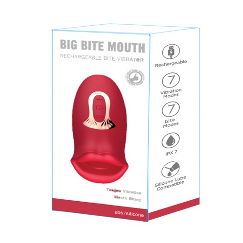 Estimulador Oral Vibrante Big Bite Rojo