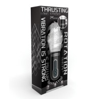 Thrusting, Vibrating & Rotating Oral Sex Masturbator - Black