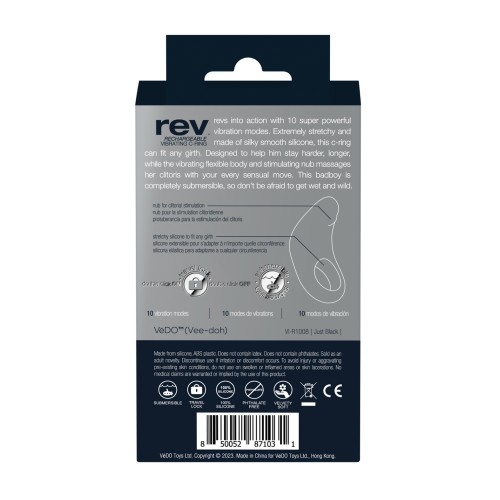 VeDO Rev Rechargeable C Ring Black