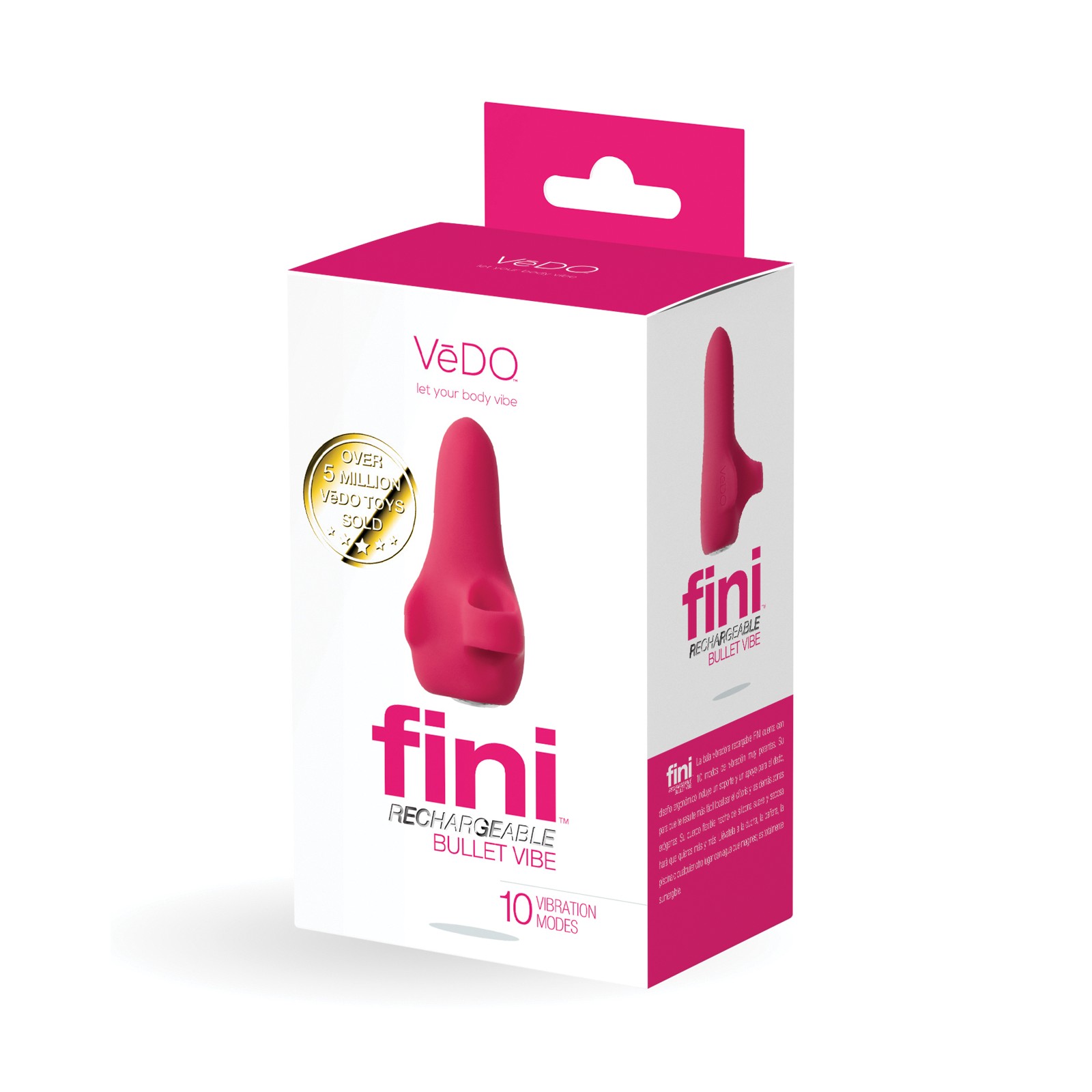 VeDO Fini Rechargeable Bullet Vibrator Pink