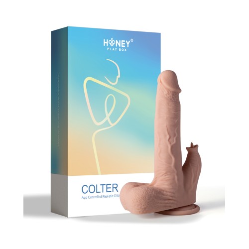 Dildo Realista Colter Controlado por App 8.5" Marfil