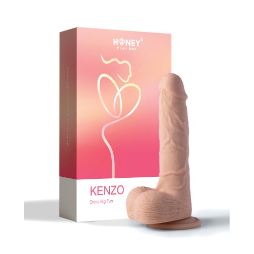 Kenzo App Controlled Thrusting Dildo Ivory