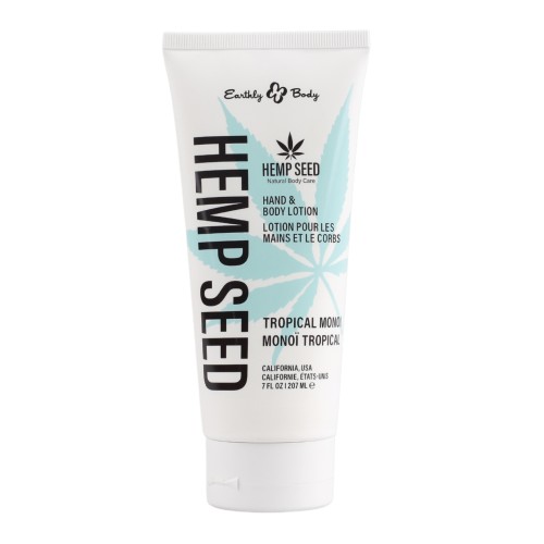 Hemp Seed Hand & Body Lotion - Tropical Monoi