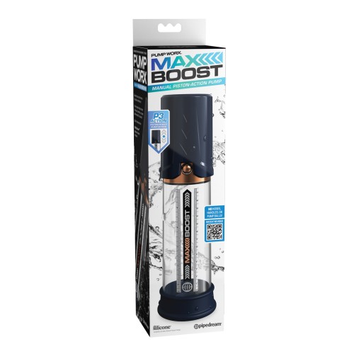 Pump Worx Max Boost Azul Bomba de Pene